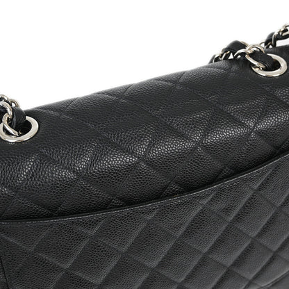 Chanel Classic Flap Caviar Black Shoulder Bag Style 3
