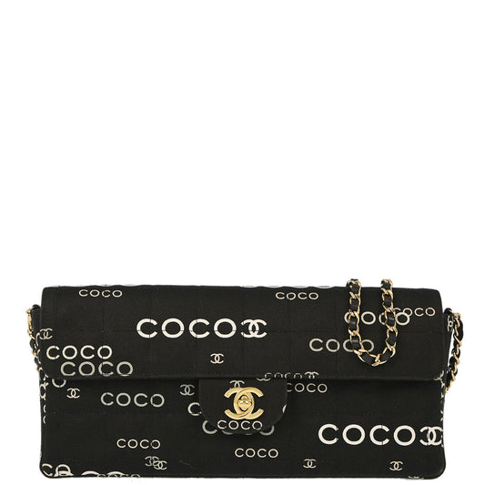 Chanel Canvas Black Shoulder Bag Style