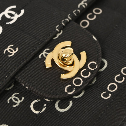 Chanel Canvas Black Shoulder Bag Style
