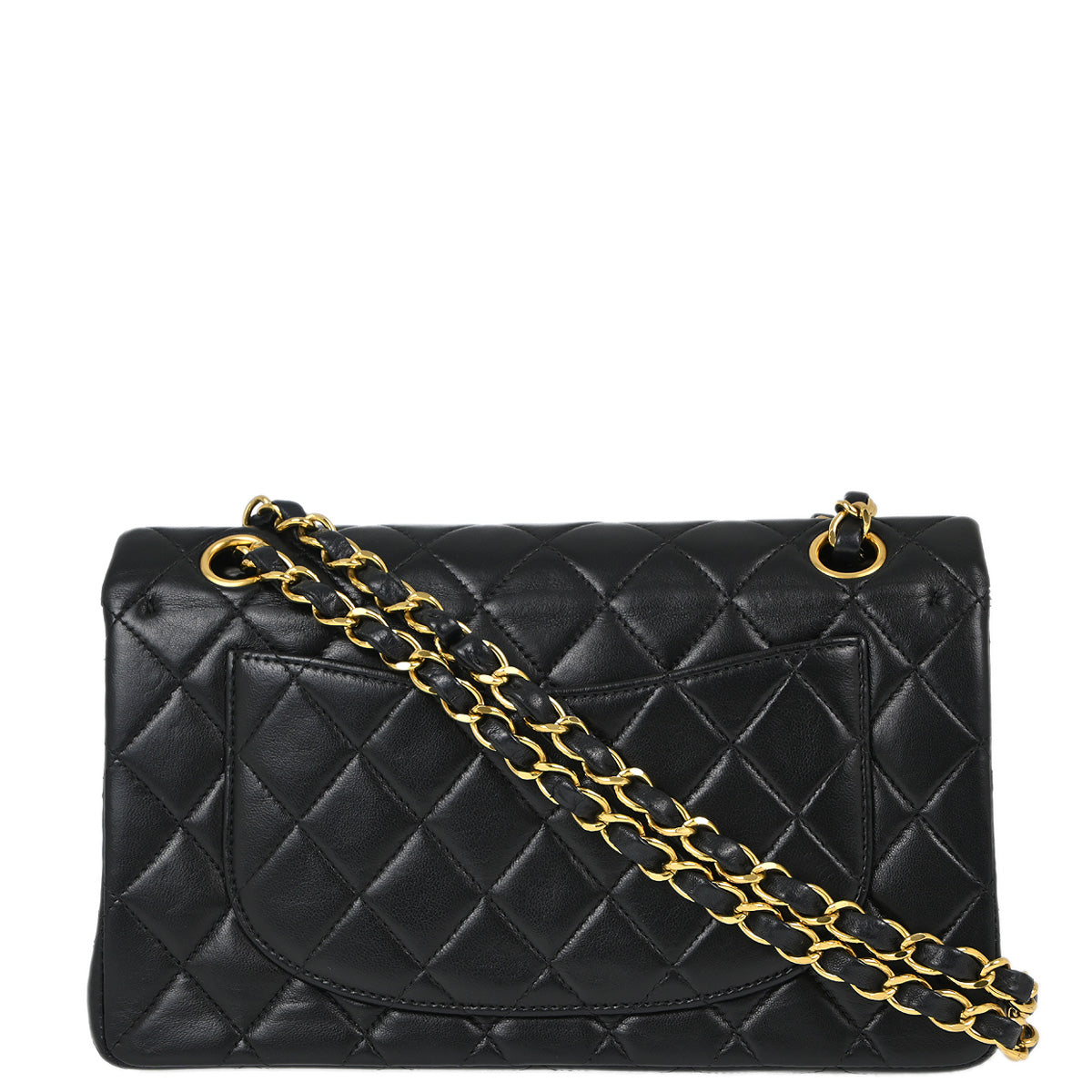 Chanel Flap Small Classic Lambskin Black Shoulder Bag Style