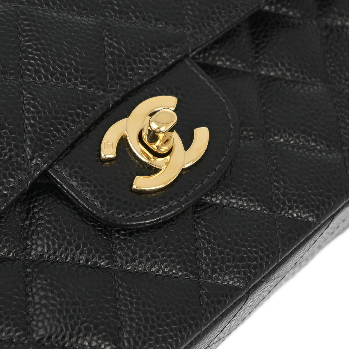 Chanel Flap Small Classic Caviar Black Shoulder Bag Style 3