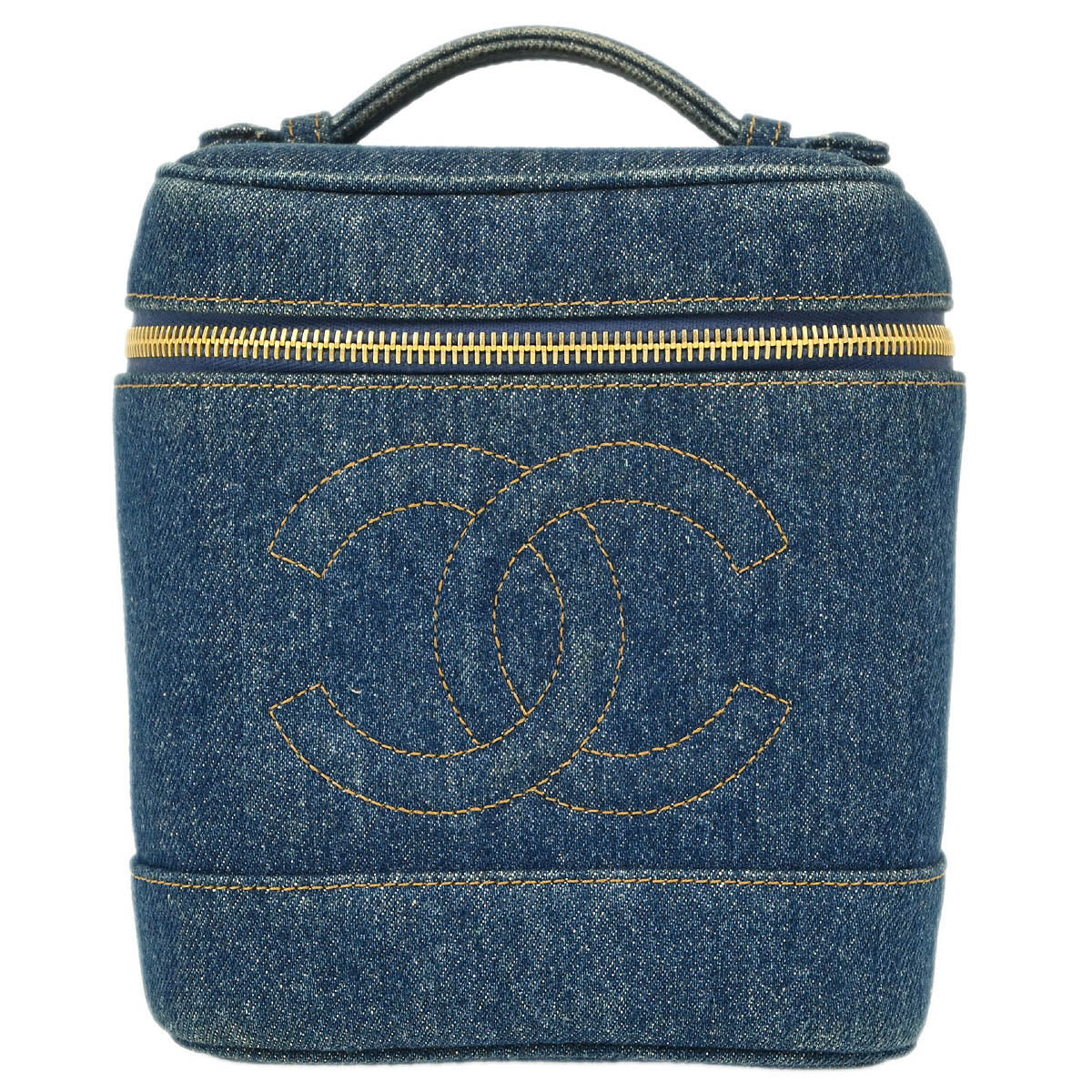 Chanel Vanity Blue Luxury Handbag Style 2