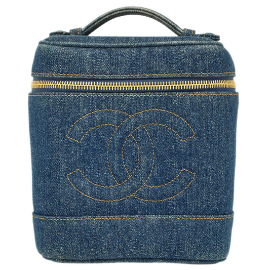Chanel Vanity Blue Luxury Handbag Style 2