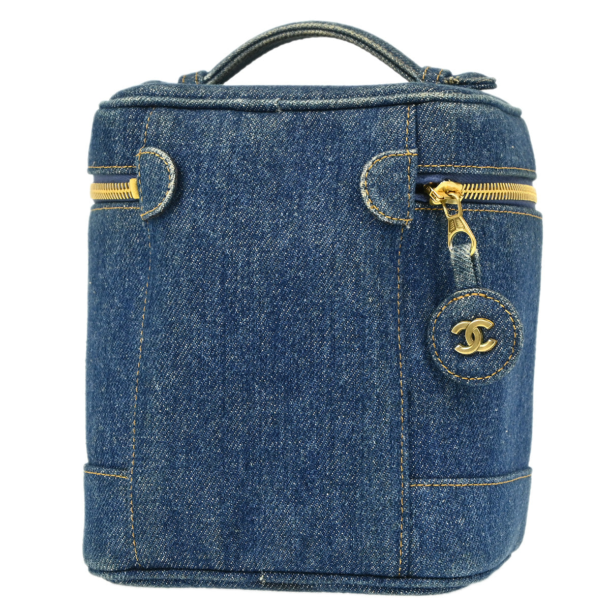 Chanel Vanity Blue Luxury Handbag Style 2