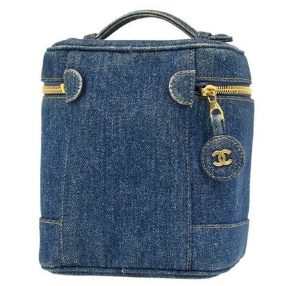 Chanel Vanity Blue Luxury Handbag Style 2