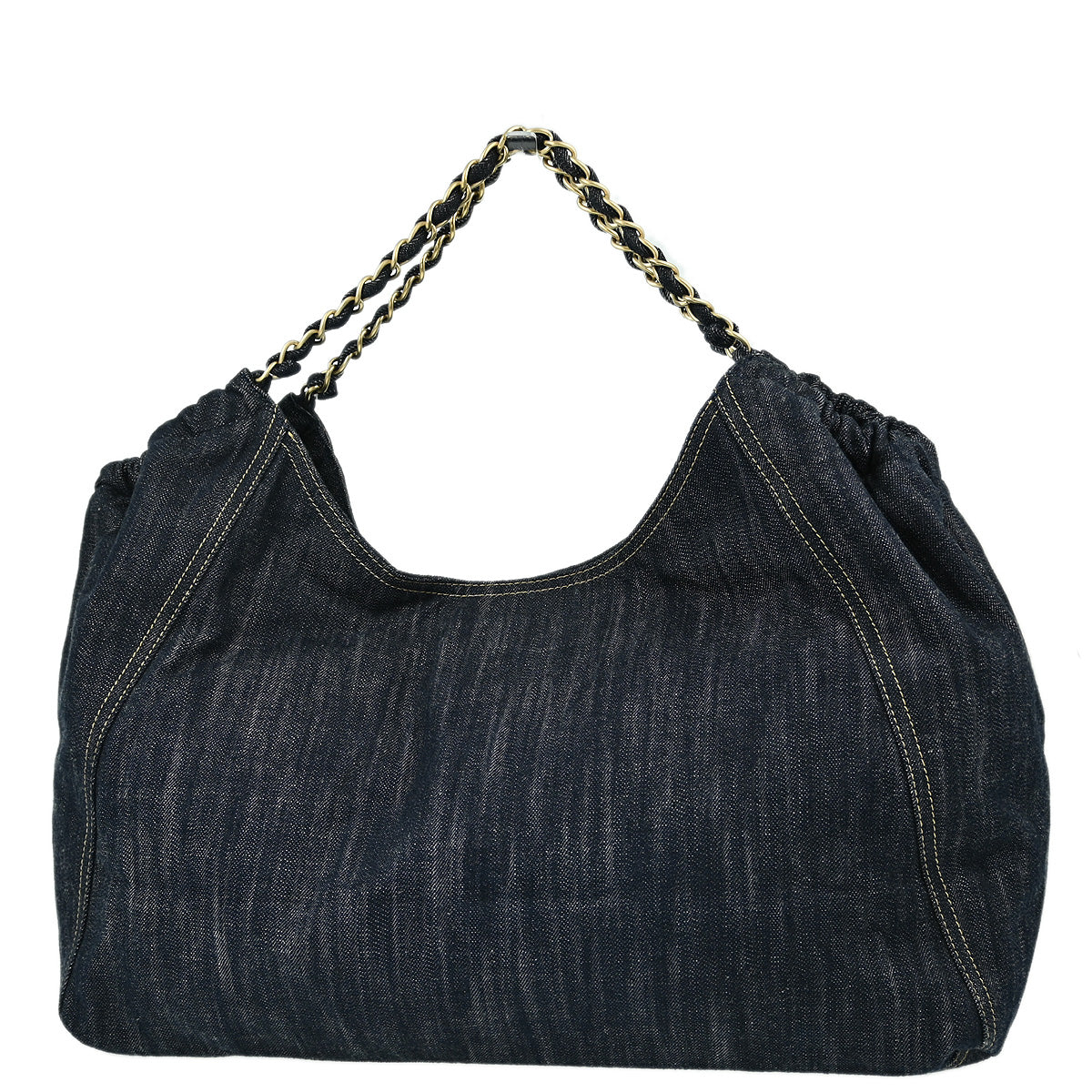 Chanel Blue Coco Cabas Tote Handbag