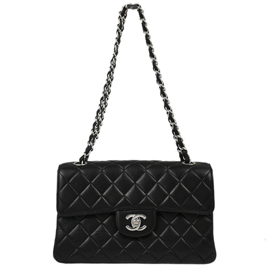 Chanel Classic Flap Lambskin Black Shoulder Bag Style