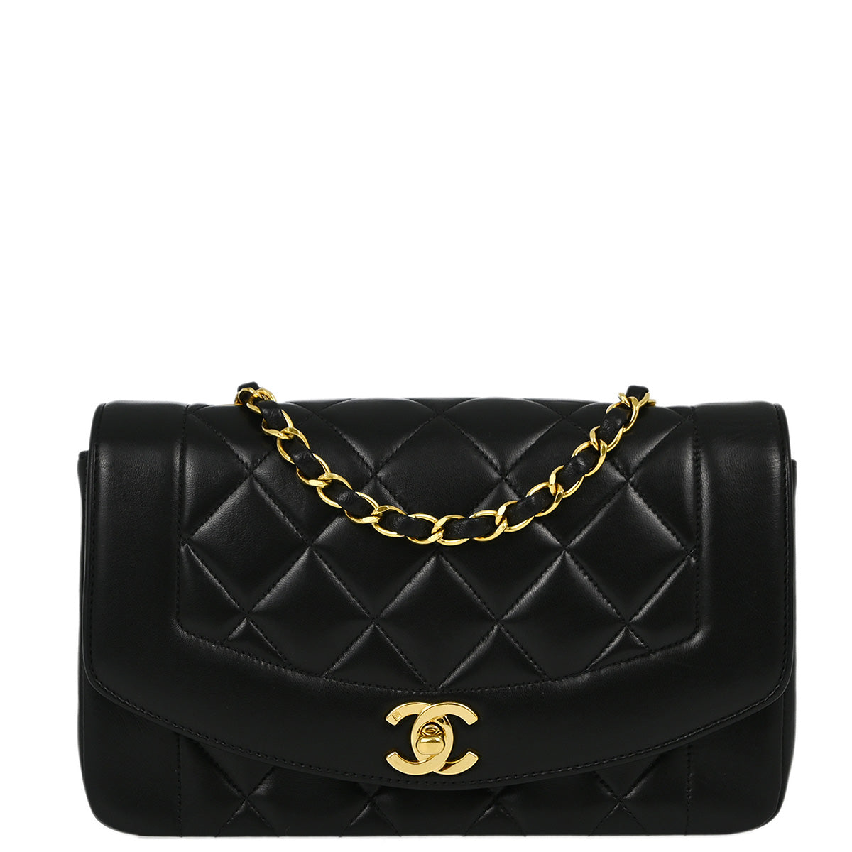 Chanel Small Lambskin Black Shoulder Bag Style 2