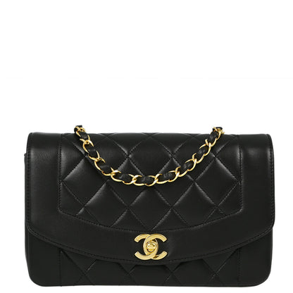 Chanel Small Lambskin Black Shoulder Bag Style 4