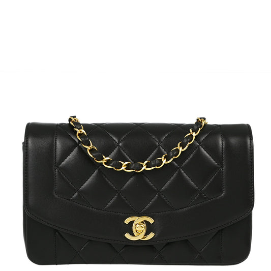 Chanel Small Lambskin Black Shoulder Bag Style 4