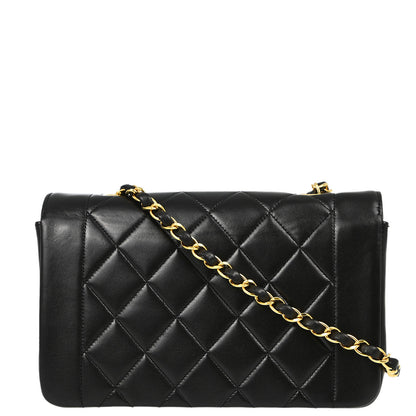 Chanel Small Lambskin Black Shoulder Bag Style 4