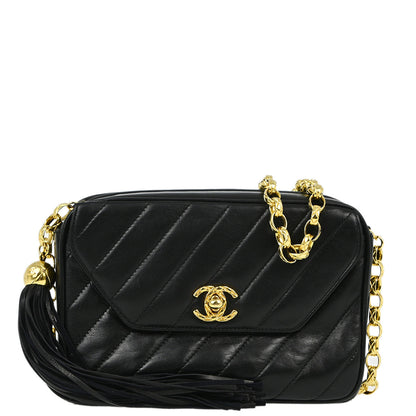 Chanel Mini Lambskin Black Crossbody Style 3