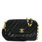 Chanel Mini Lambskin Black Crossbody Style 3