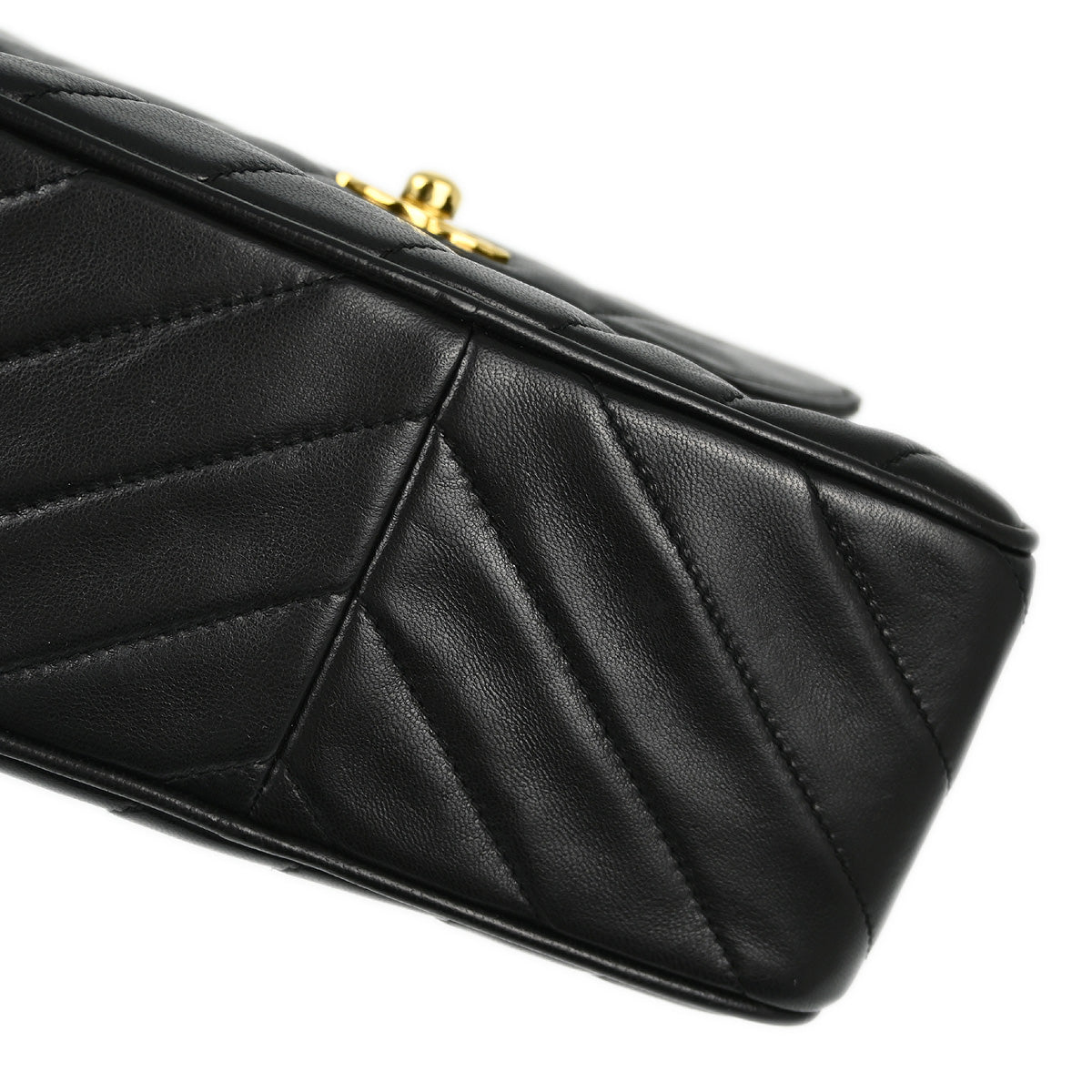 Chanel Mini Lambskin Black Crossbody Style 3