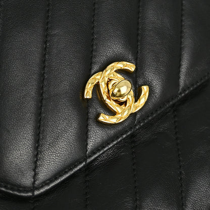 Chanel Mini Lambskin Black Crossbody Style 3