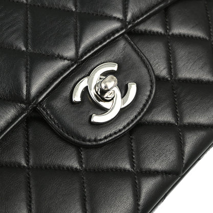 Chanel Classic Flap Lambskin Black Shoulder Bag Style 2