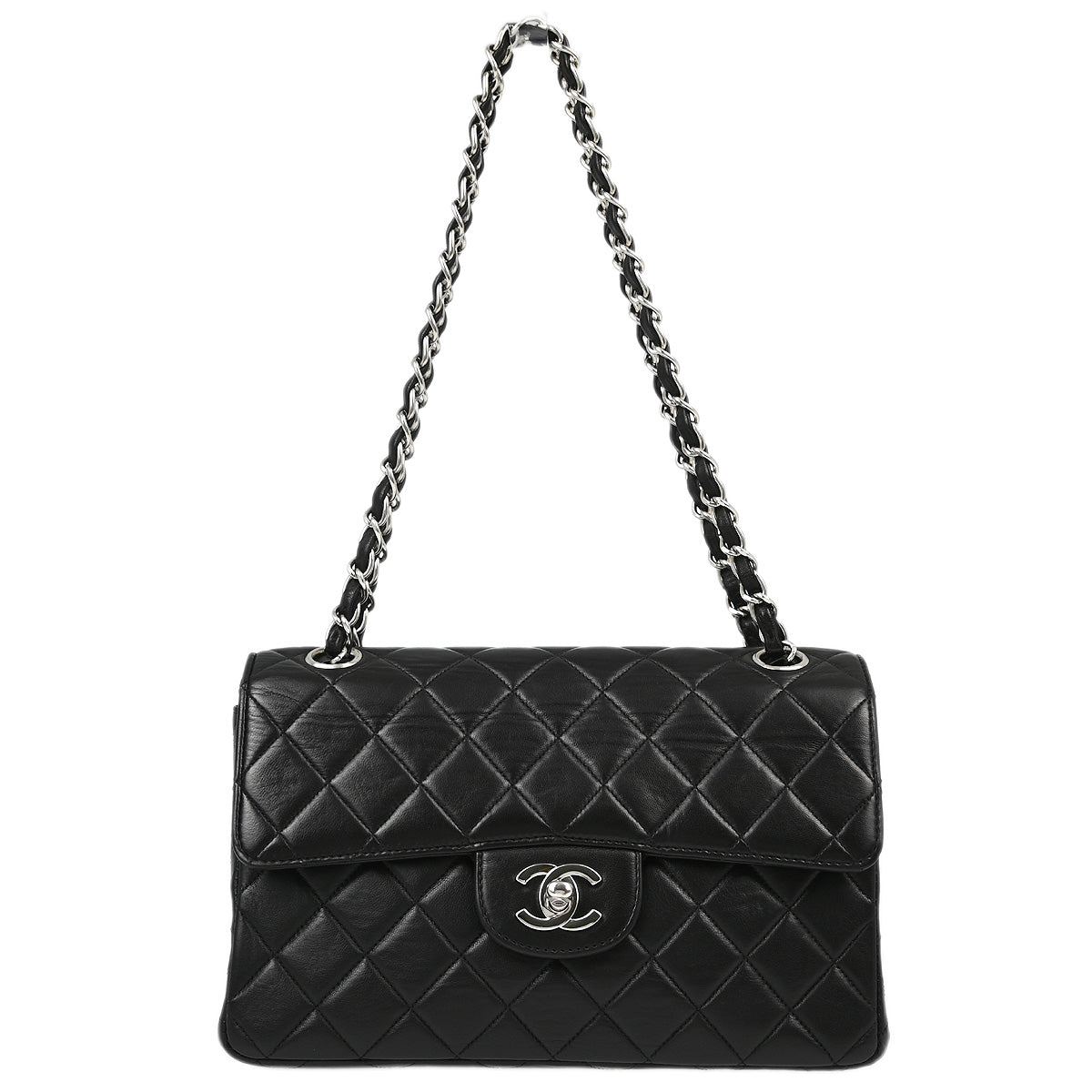 Chanel Classic Flap Lambskin Black Shoulder Bag