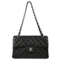 Chanel Classic Flap Lambskin Black Shoulder Bag