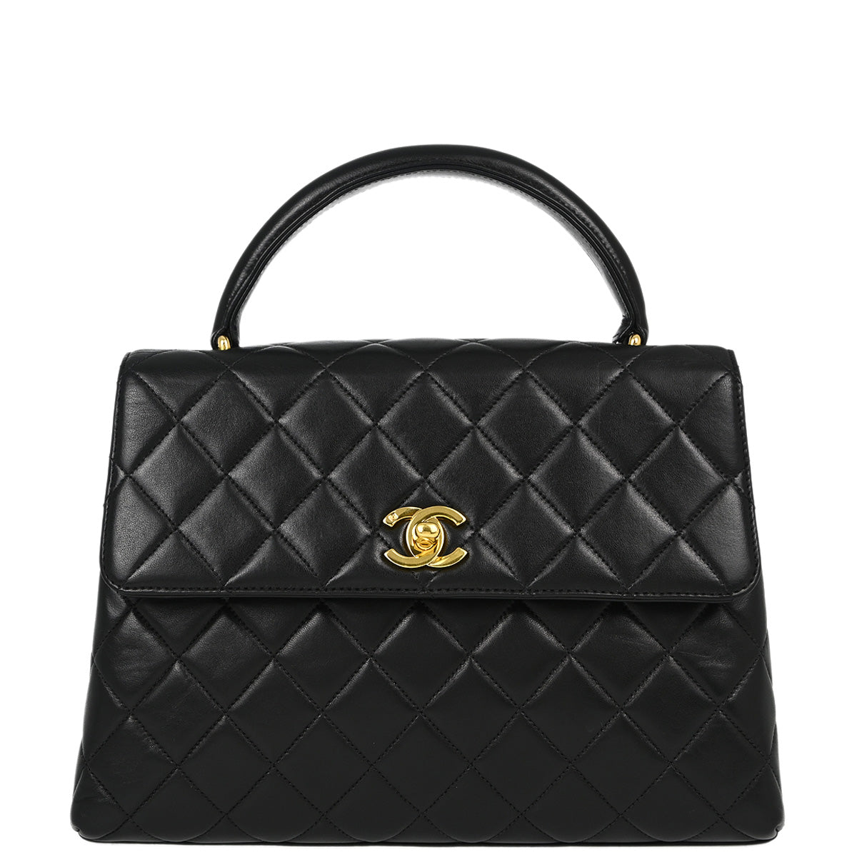 Chanel Kelly Lambskin Black Handbag Style 2
