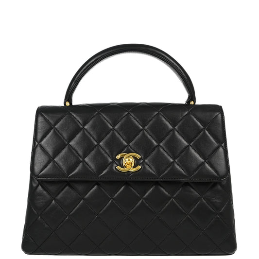 Chanel Kelly Lambskin Black Handbag Style 2