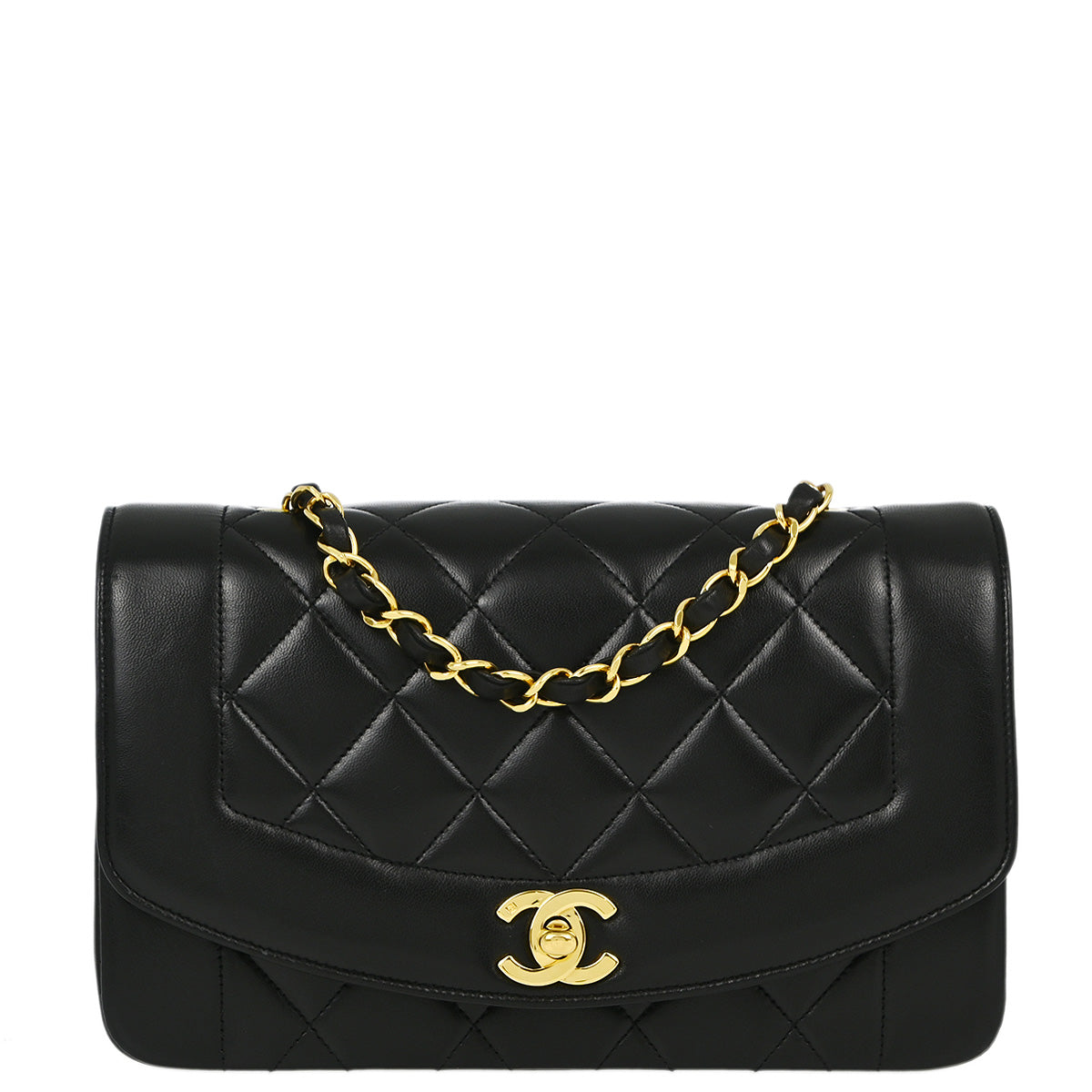 Chanel Small Lambskin Black Shoulder Bag Style 3