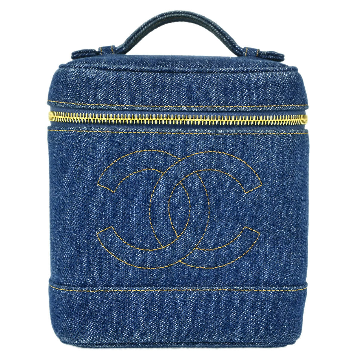 Chanel Vanity Blue Luxury Handbag Style