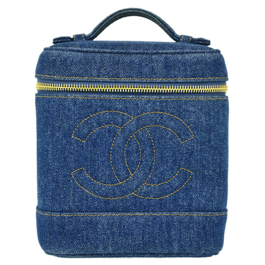 Chanel Vanity Blue Luxury Handbag Style