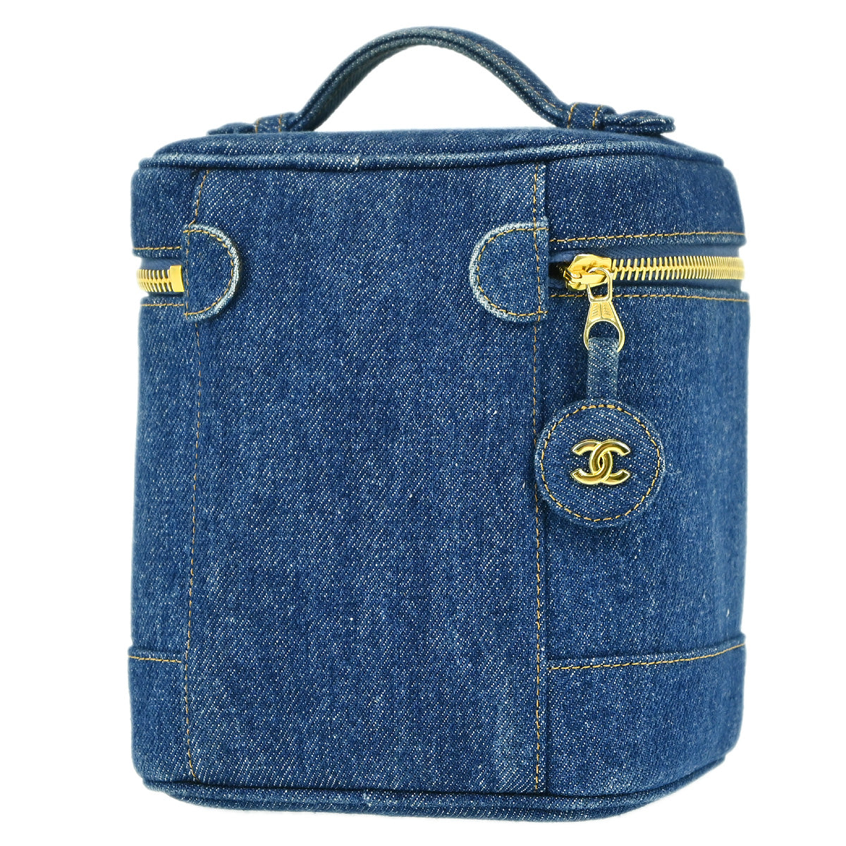 Chanel Vanity Blue Luxury Handbag Style