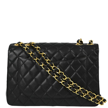 Chanel Classic Flap Caviar Black Shoulder Bag Style