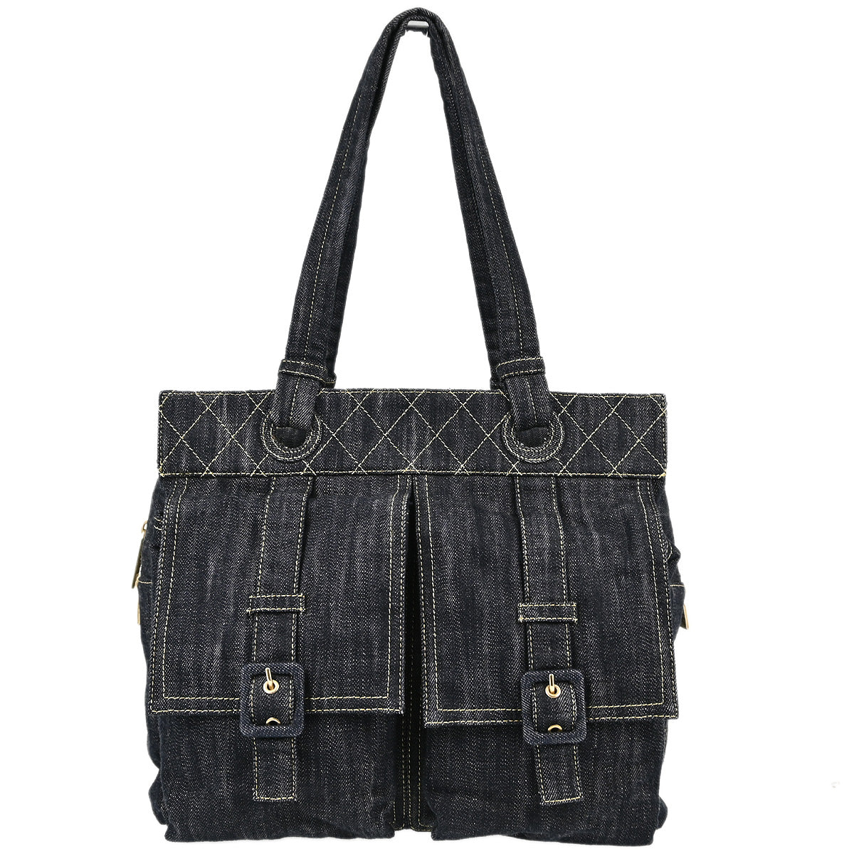 Chanel Blue Luxury Tote Style 2