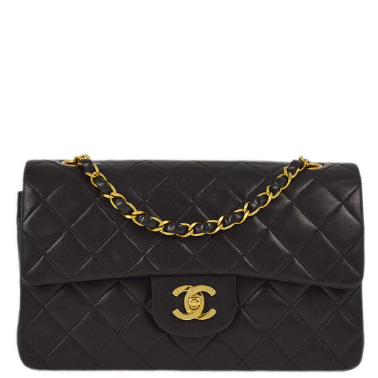 Chanel Flap Small Classic Lambskin Black Shoulder Bag