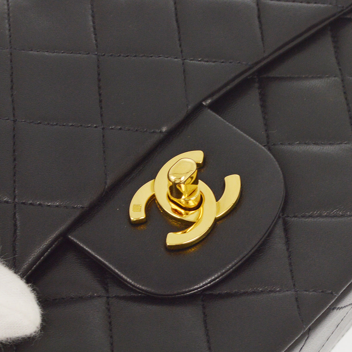 Chanel Flap Small Classic Lambskin Black Shoulder Bag