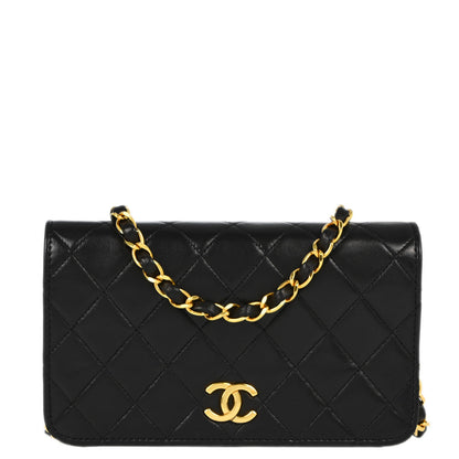 Chanel Flap Mini Lambskin Black Shoulder Bag Style