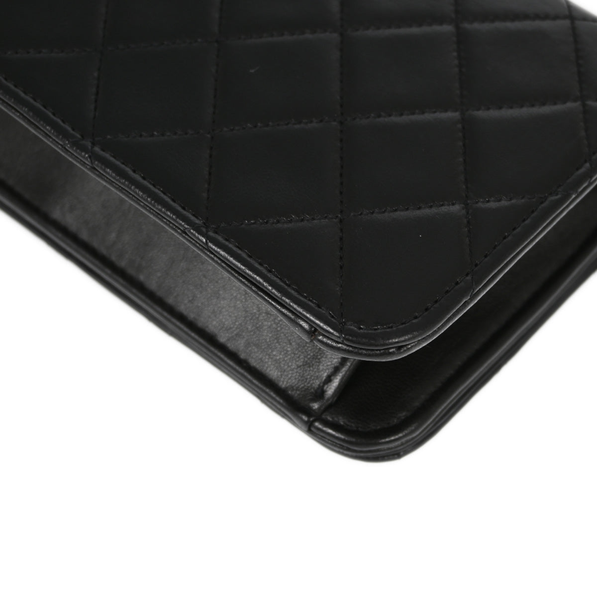 Chanel Flap Mini Lambskin Black Shoulder Bag Style