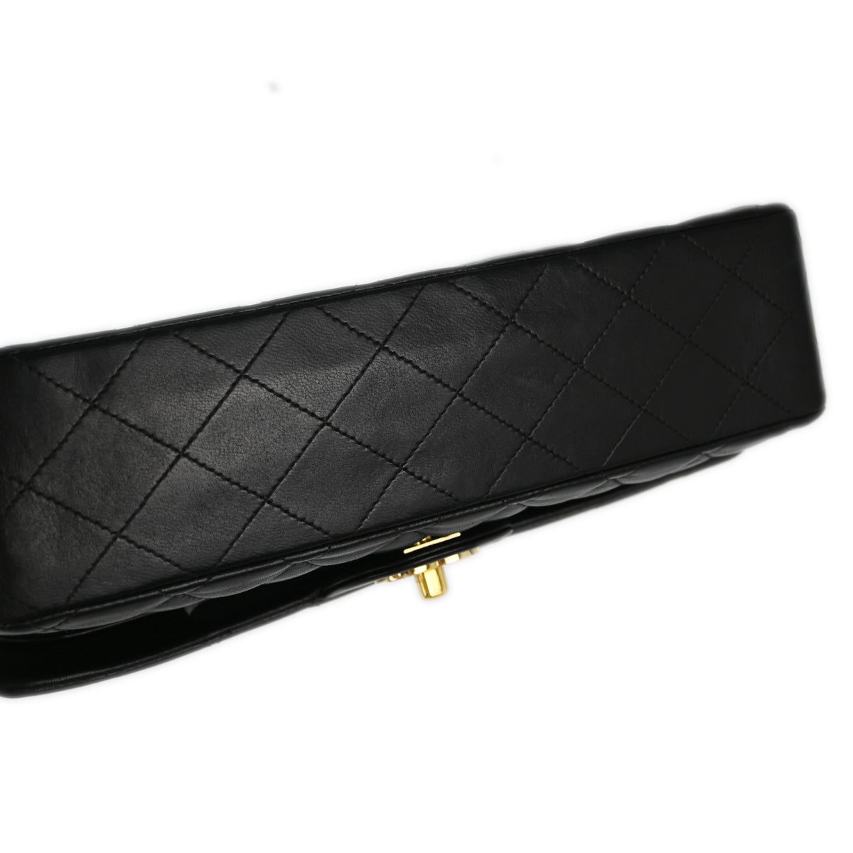 Chanel Flap Medium Classic Lambskin Black Shoulder Bag Style