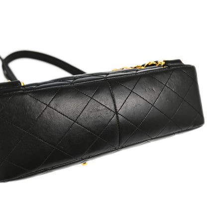 Chanel Lambskin Black Backpack Style