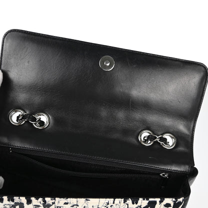 Chanel Lambskin Black White Shoulder Bag