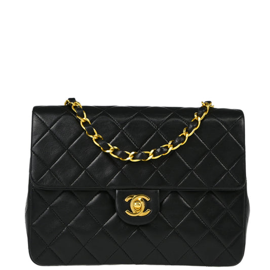 Chanel Flap Classic Lambskin Black Shoulder Bag Style