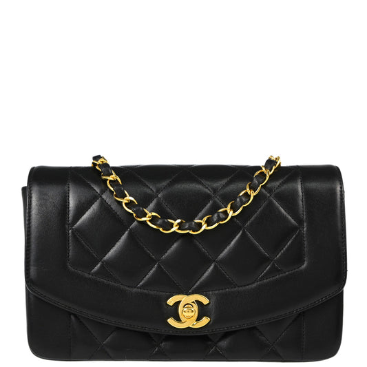 Chanel Small Lambskin Black Shoulder Bag Style