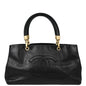 Chanel Black Calfskin Tote Handbag