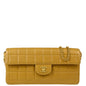 Chanel Beige Lambskin East West Choco Bar Chain Shoulder Bag