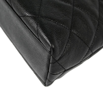 Chanel Black Caviar Tote Handbag
