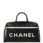 Chanel Black Calfskin Bowling Bag 50