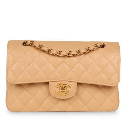 Chanel Classic Flap Lambskin Black Shoulder Bag Style 260