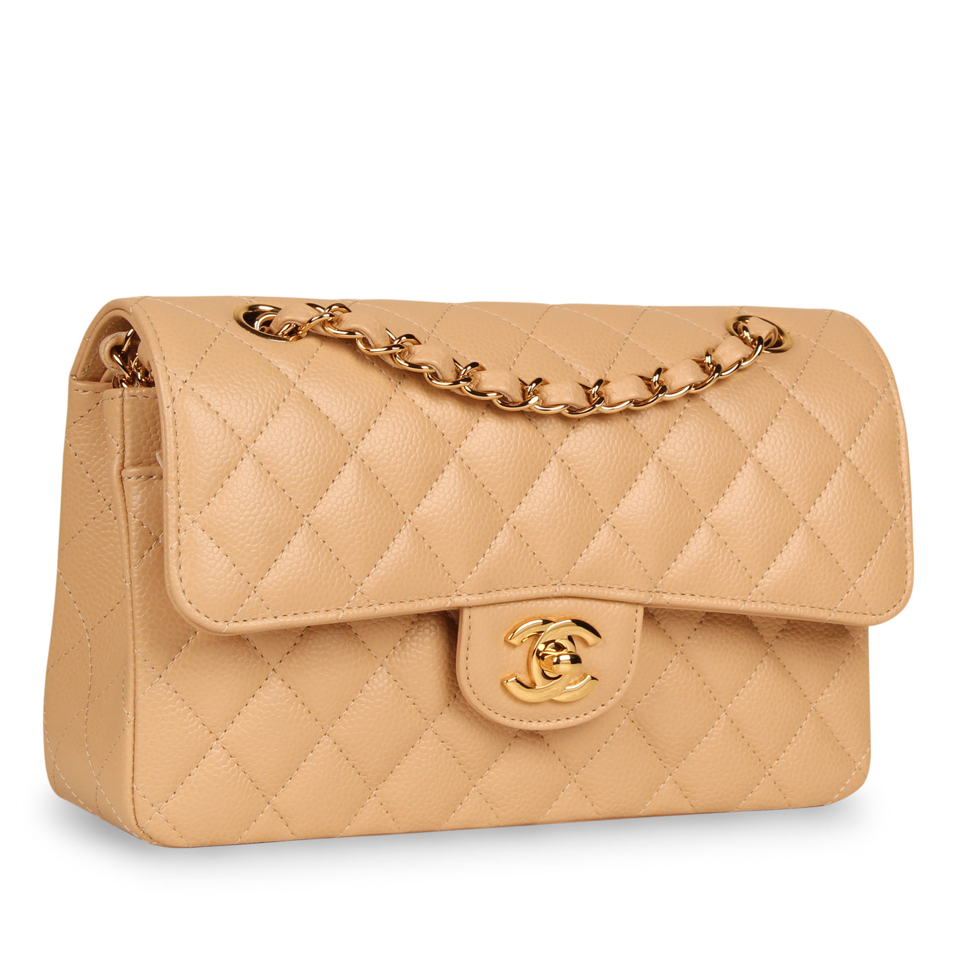 Chanel Classic Flap Lambskin Black Shoulder Bag Style 260