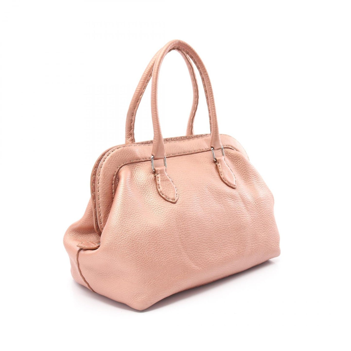 Fendi Baguette Zucca Leather Shoulder Bag