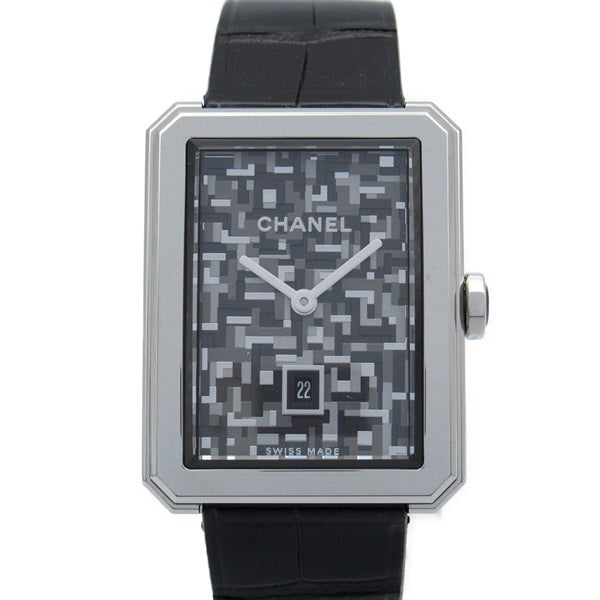 Chanel  CHANEL Boyfriend Neo Tweed Women's Wrist Watch - Stainless Steel, Quartz Metal Other H6128 in Excellent condition