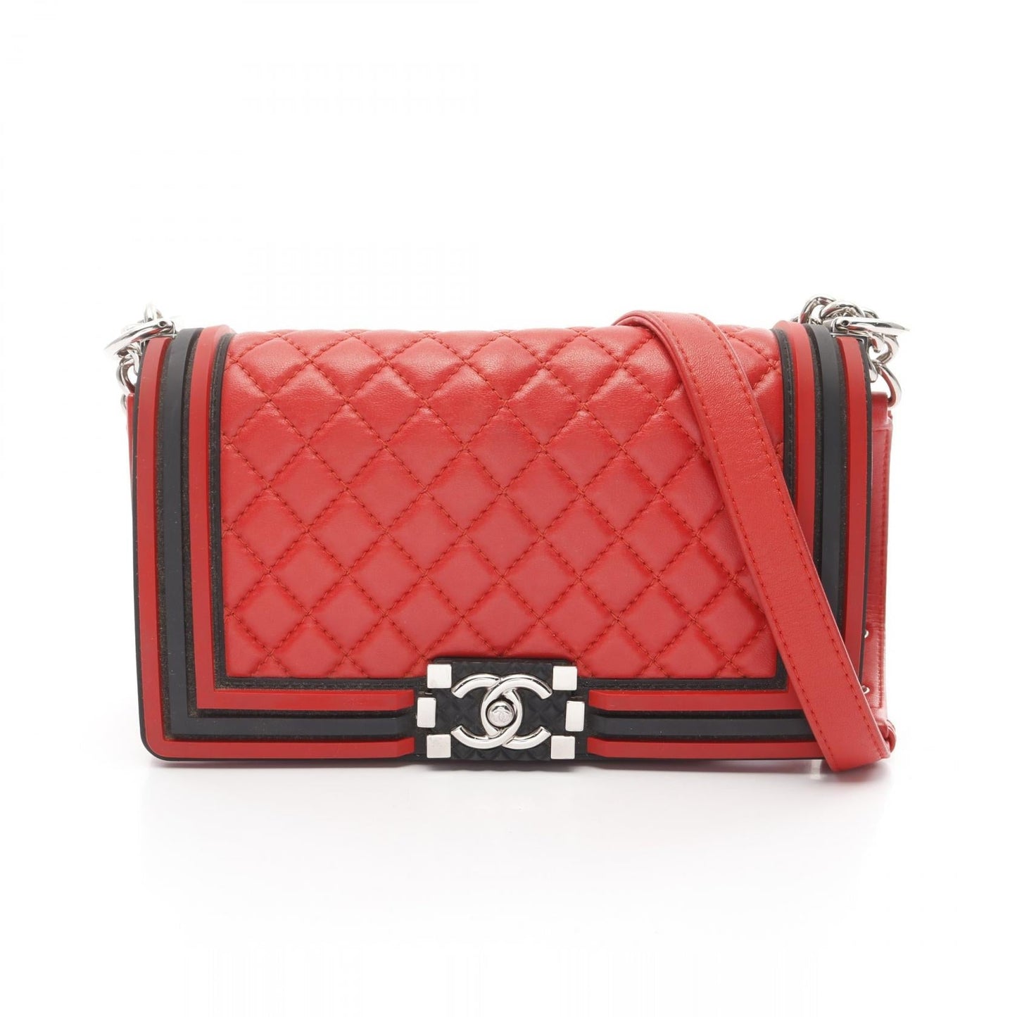 Chanel Boy Lambskin Shoulder Bag Style 6