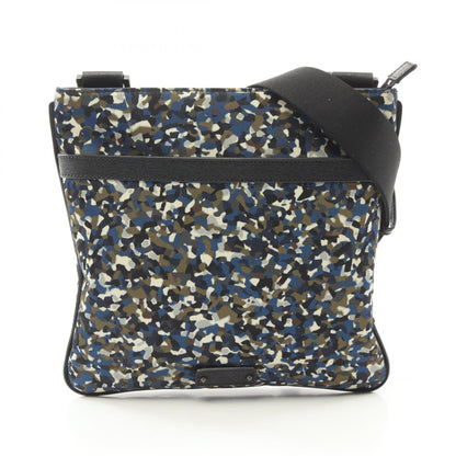 Fendi Nylon Leather Shoulder Bag
