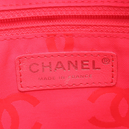 Chanel Cambon Line Leather Patent Leather Tote Bag